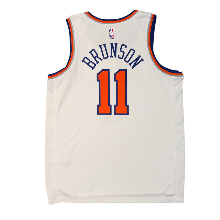 NWT Nike Swingman Association Edition New York Knicks Jalen Brunson Jersey Multiple Sizes