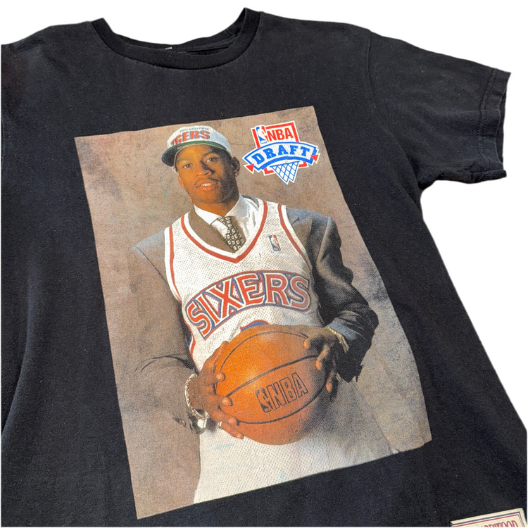 Mitchell & Ness Allen Iverson Draft Tee Sz S
