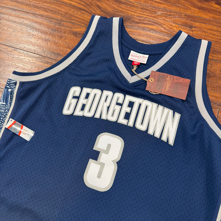 NWT Mitchell & Ness Georgetown Hoyas Iverson Jersey Sz XL