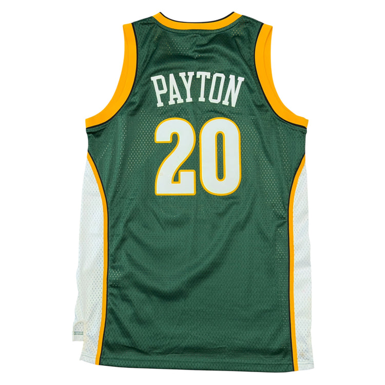 Adidas Hardwood Classic 2001-02 Seattle Supersonics Gary Payton Away Jersey Sz L