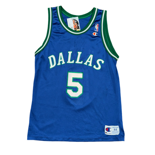 Champion Dallas Mavericks Jason Kidd Jersey Sz L