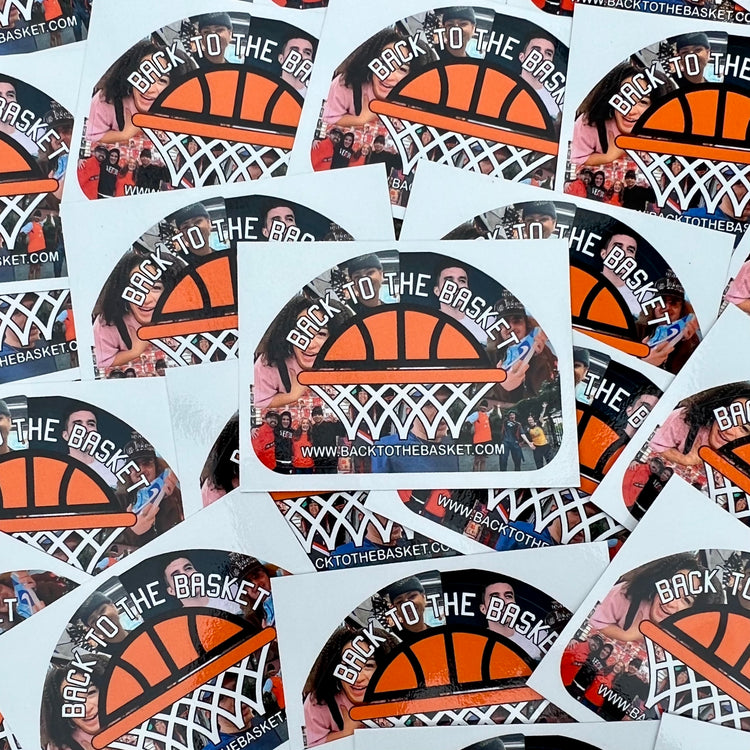 Back To The Basket Support Stickers