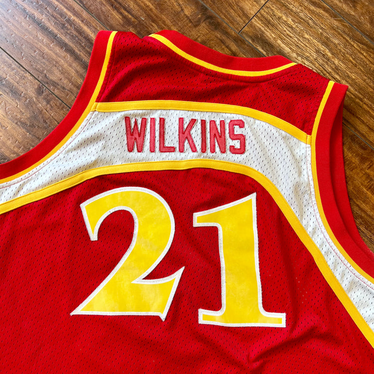 Reebok HWC 1985-86 Atlanta Hawks Dominique Wilkins Jersey Size 3X