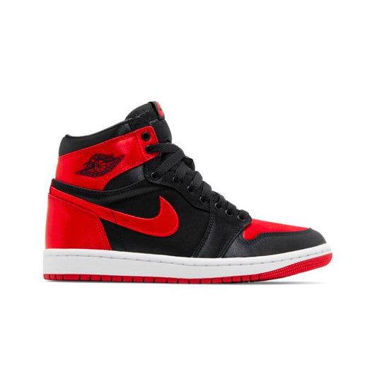 DS W Jordan 1 Satin Bred Women’s 12/10.5M