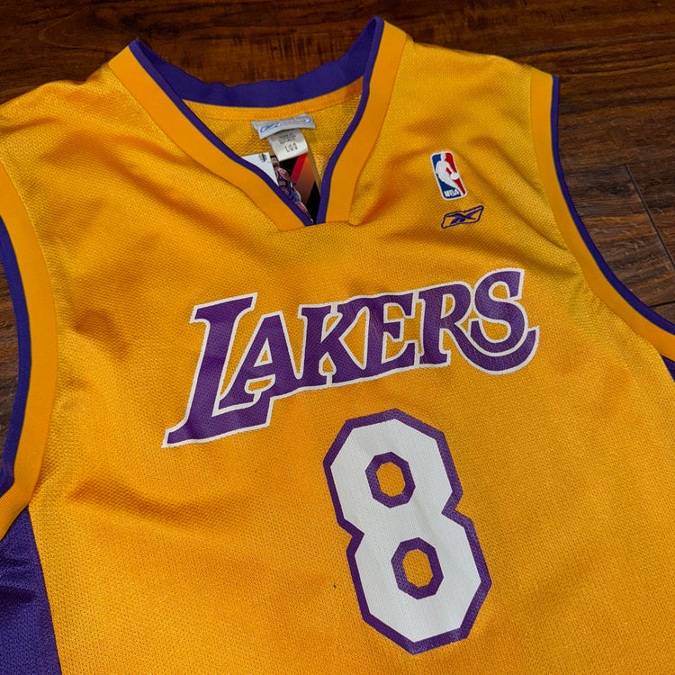 Reebok Los Angeles Lakers Kobe Bryant #8 Jersey Sz L