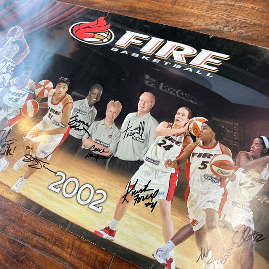 (Web) Portland Fire 2002 Team Autographed