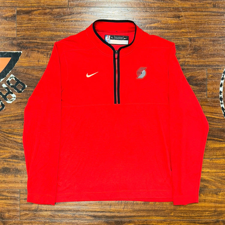 Nike Blazers Red 1/4 Zip Up Men’s XL