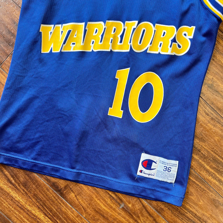 Champion Early 90's Golden State Warriors Tim Hardaway Jersey Sz S