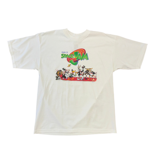 Soft-Tees Cast Of Space Jam Tee Sz XL