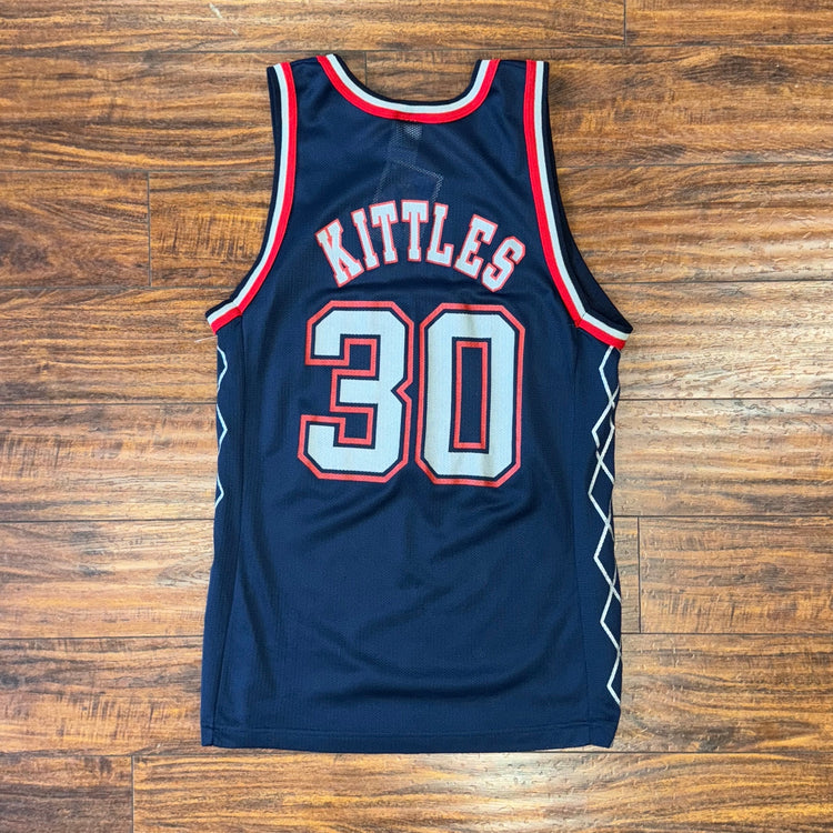 Champion New Jersey Nets Kerry Kittles Jersey Sz M