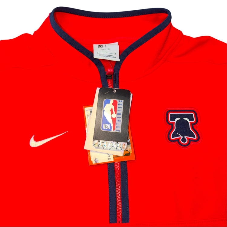 NWT Nike Dri-Fit Philadelphia Sixers 1/4 Jacket Sz S