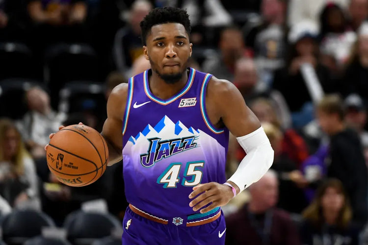Nike Swingman 2019-20 City Edition Utah Jazz Donovan Mitchell Jersey Sz YL