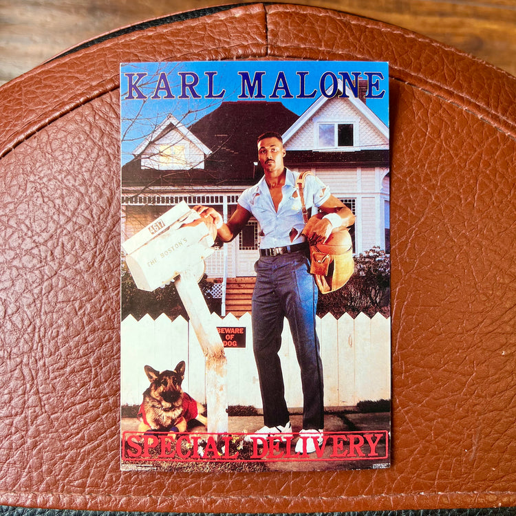Costacos 1988 Karl Malone Special Delivery Label