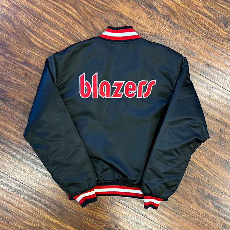 Starter Late 80’s Blazers Satin Jacket Size L