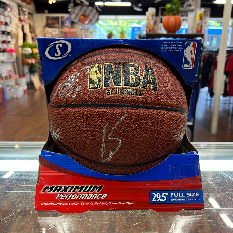 Spalding Autographed 00’s Blazers Full-Size Ball