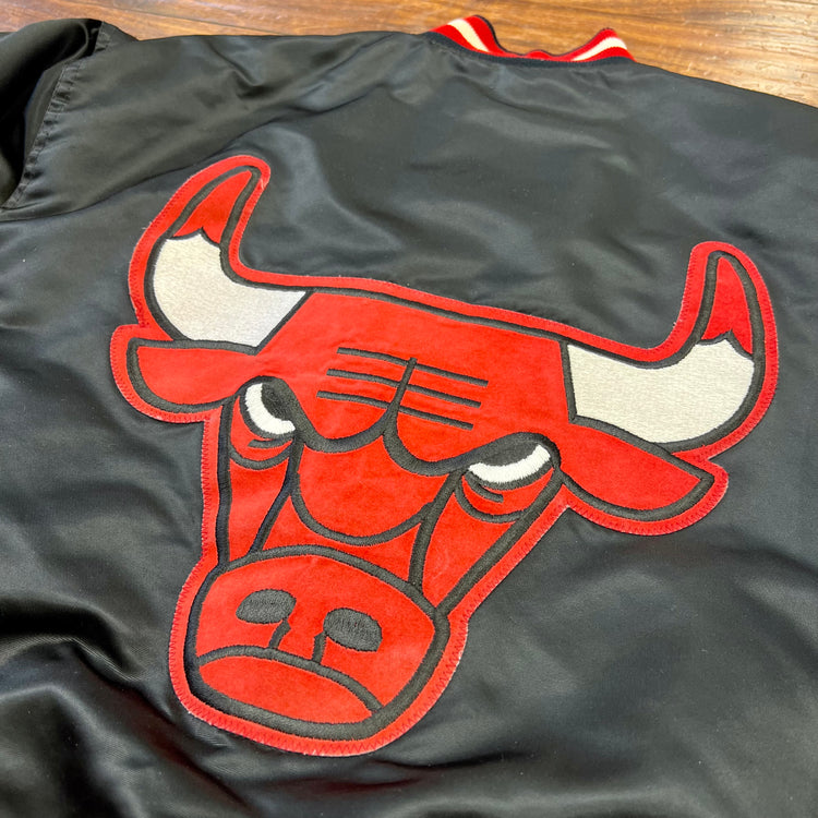 Starter Chicago Bulls 80/90's Satin Jacket Sz L