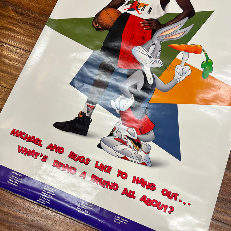 Nike 1992 MJ x Bugs Bunny Hang Out Poster