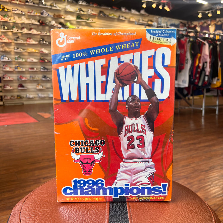 Wheaties 1996 Chicago Bulls NBA Champions MJ
