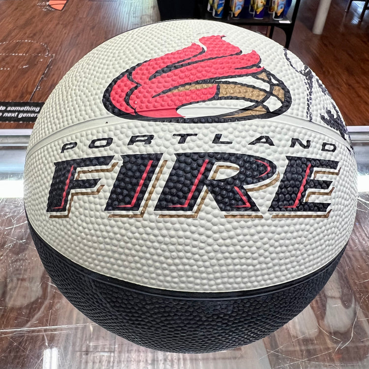 Portland Fire Early 00’s Autographed Mini-Ball