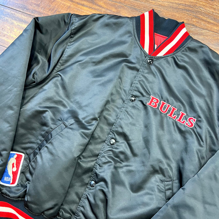 Starter Chicago Bulls 80/90's Satin Jacket Sz L