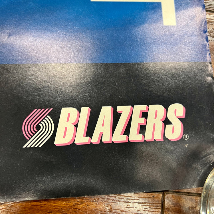 Blazers 90's Brian Grant Poster