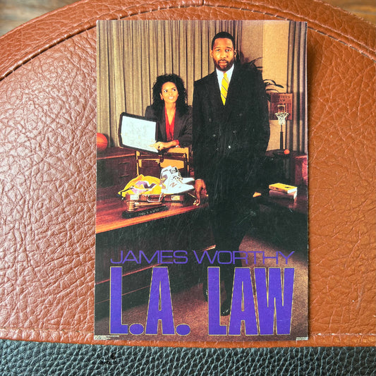 Costacos 1988 James Worthy LA Law Postcard