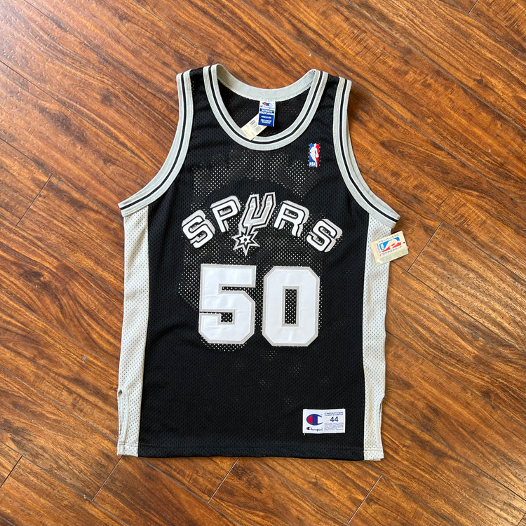 (Web) Champion Authentic Spurs David Robinson Jersey Size 44/L