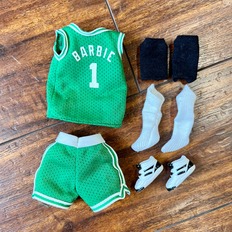 NBA Barbie 1998 Boston Celtics Outfit