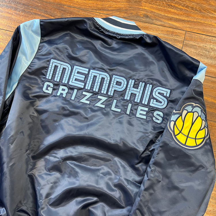 Starter Memphis Grizzlies Satin Jacket Sz L