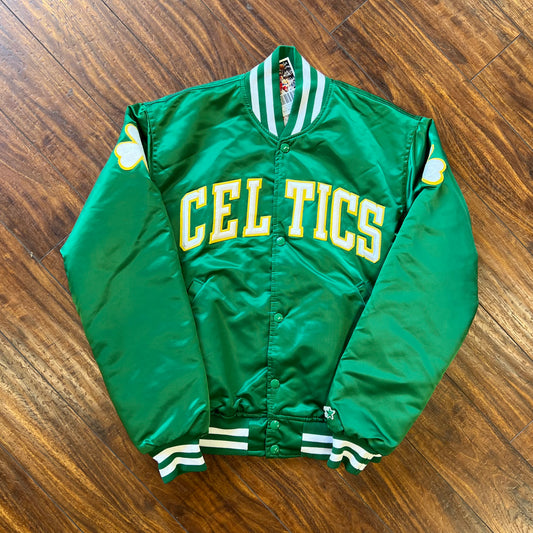 Starter 80/90’s Boston Celtics Satin Jacket Size M