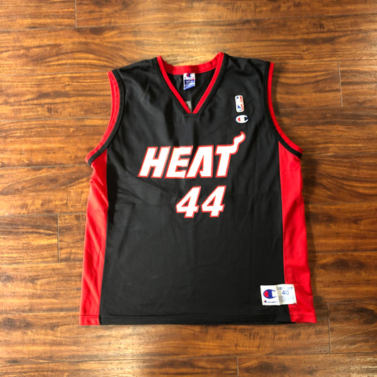 Champion 2000's Heat Brian Grant Black Jersey Size 40 (M)