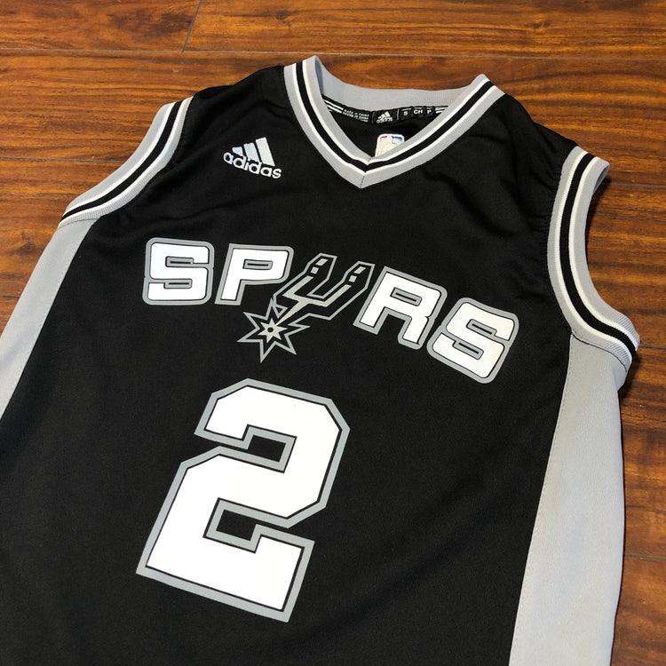 Adidas Spurs Kawhi Leonard Black Jersey Youth S