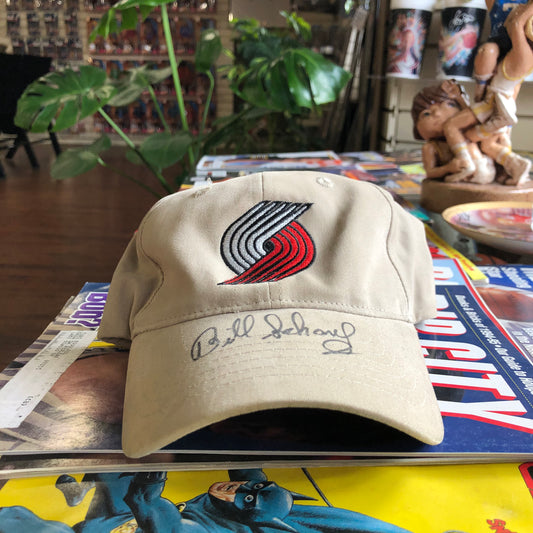 Blazers Autographed Bill Schonely Tan Dad Cap
