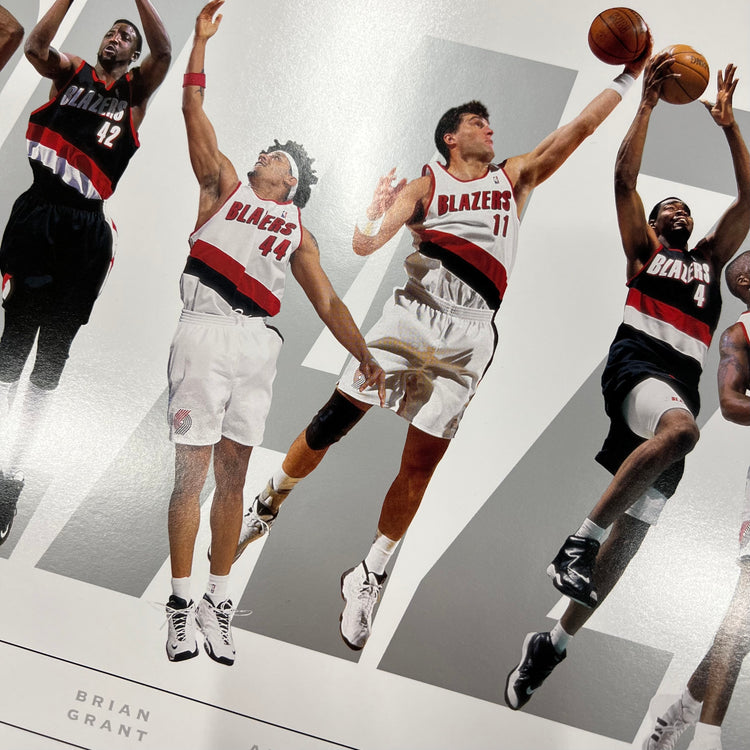 Blazers 1998-99 Team Poster
