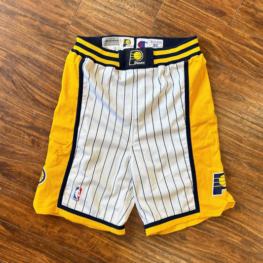 (Web) Champion 90's Pacers Team Issued Shorts Size 36/L