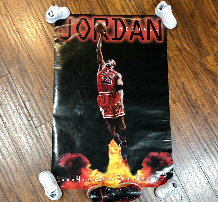 Costacos 1996 Michael Jordan Countdown Poster