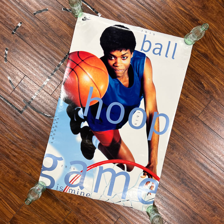 Nike 1994 Sheryl Swoopes “This Game is Mine” Poster