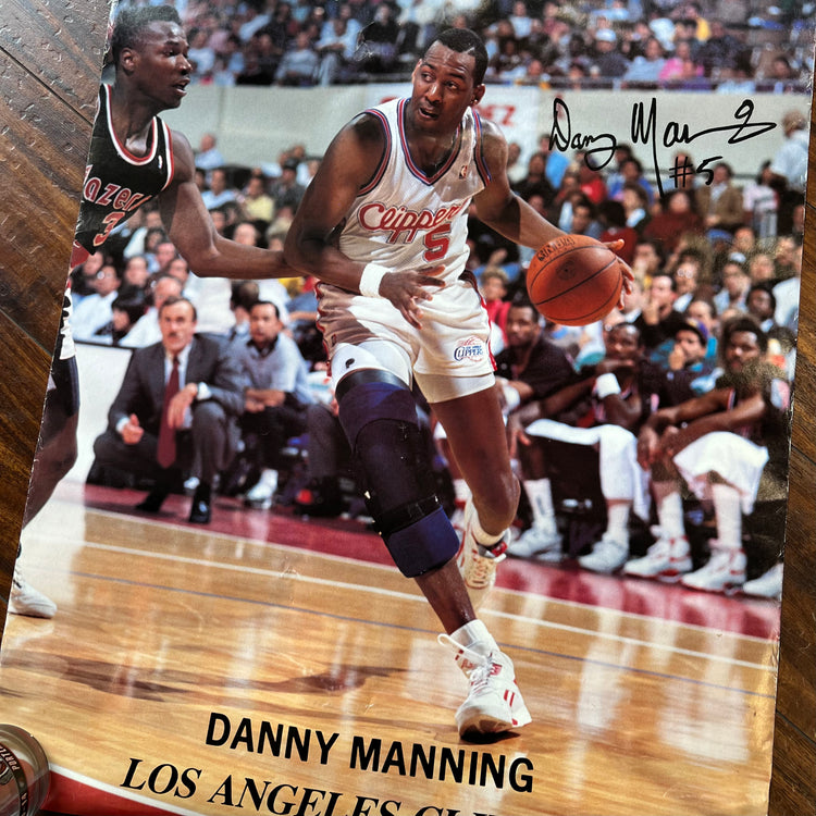 LA Clippers Early 90’s Danny Manning Poster