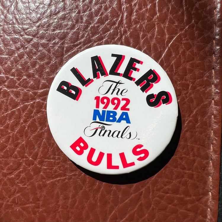 1992 NBA FINALS Blazers vs Bulls Pin