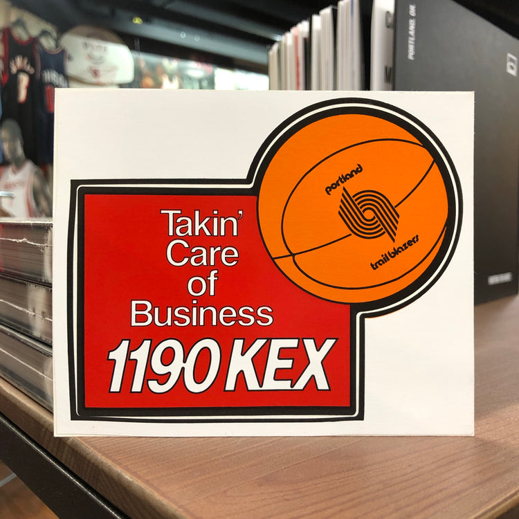 Early 90’s 1190 KEX Trail Blazers Sticker 4”
